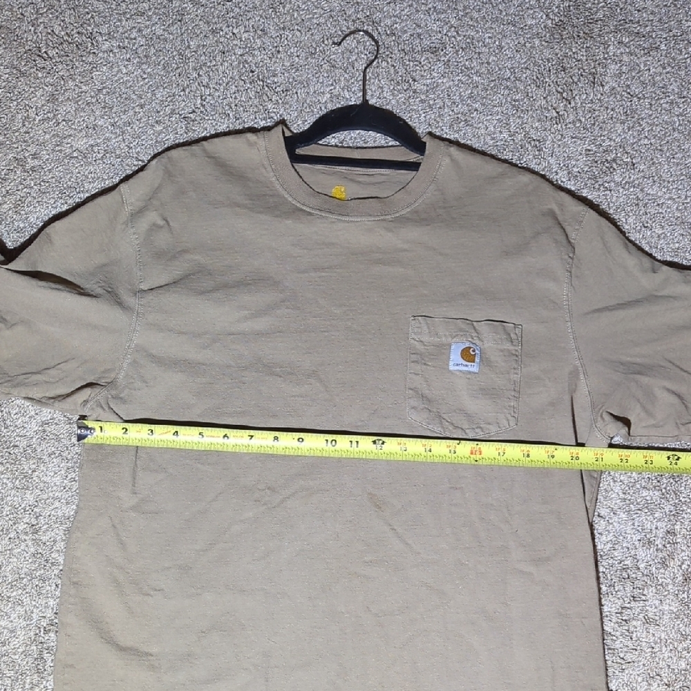 Carhartt Men's Short Sleeve Brown Tee - Picture 8 of 9
